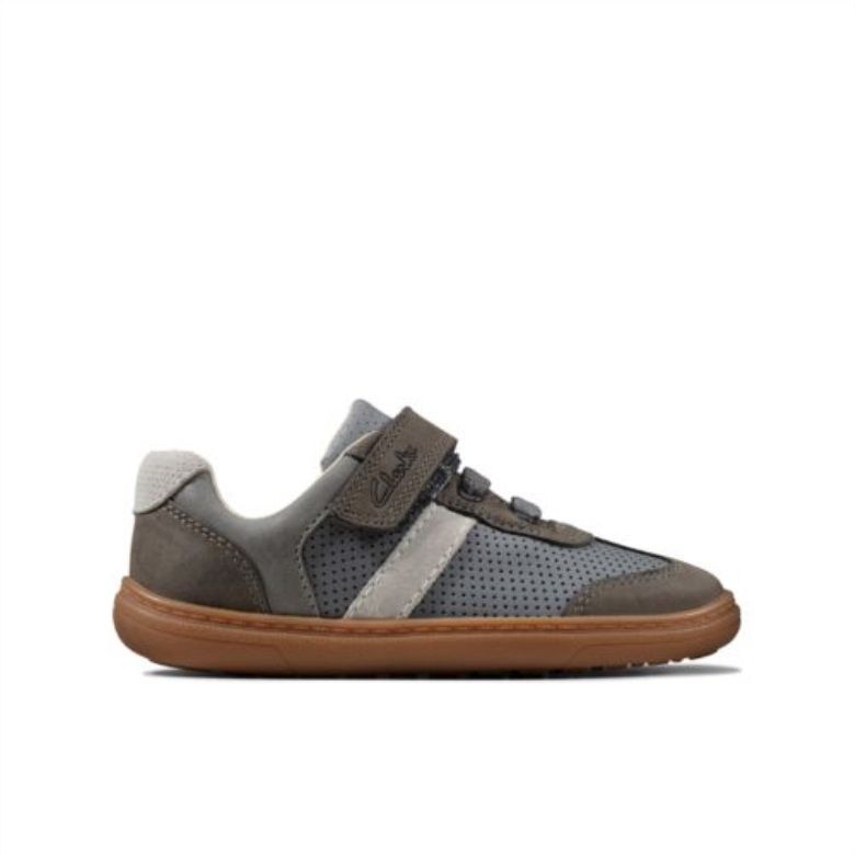 Clarks Grey Combi Lea Flash Step Inf F Fit