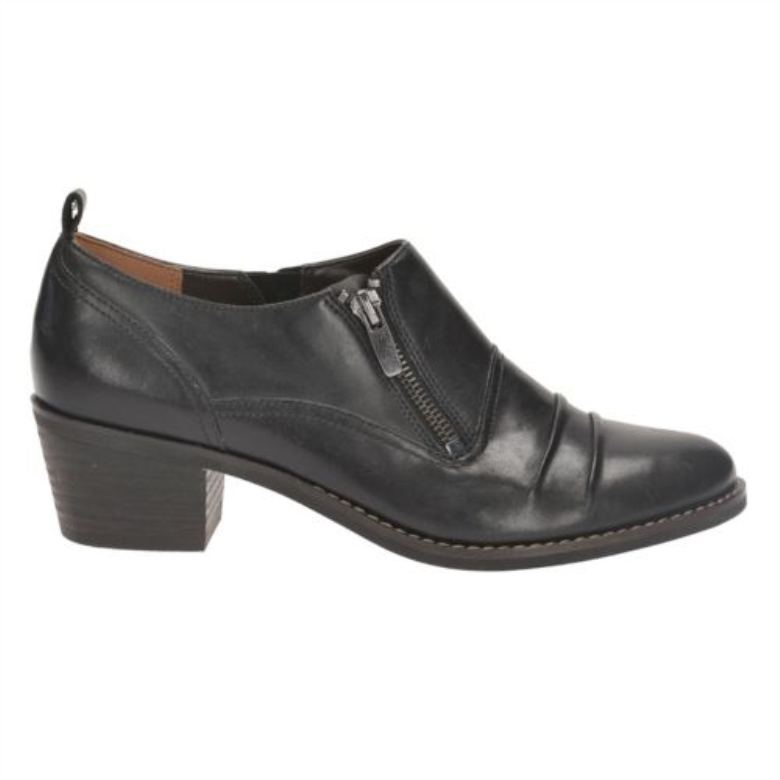 Clarks Hamlyn Marie Schwarzes Leder