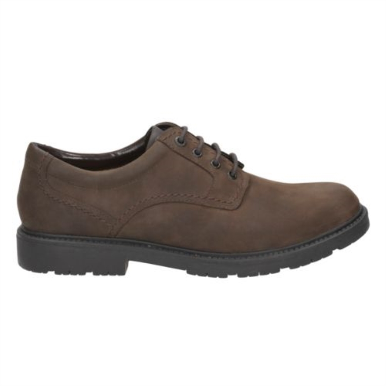 Clarks Lane Stride2 Braunes Nubukleder