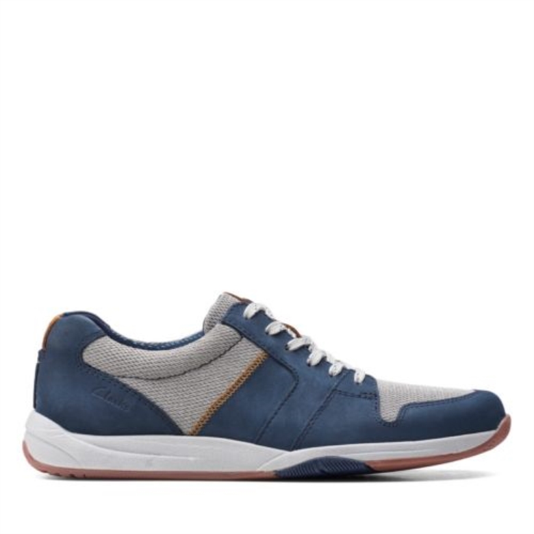 Clarks Langton Lace Navy Combi Nbk