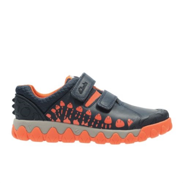 Clarks Navy Tyrex Walk Pre H Fit