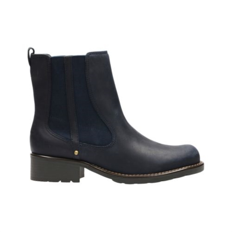 Clarks Orinoco Club Navy Nubukleder