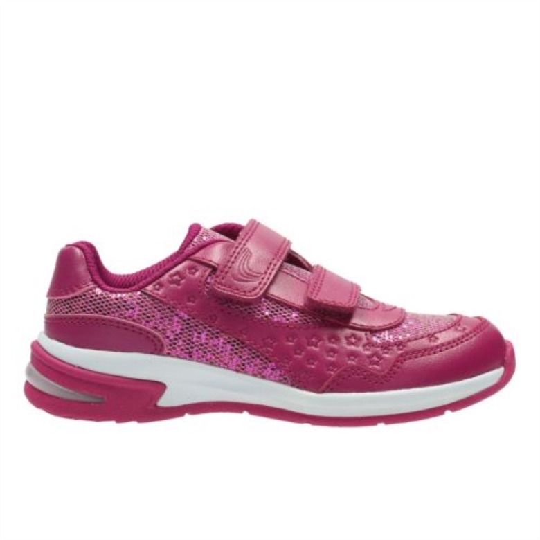 Clarks Piper Play Jnr- F Fit Pink
