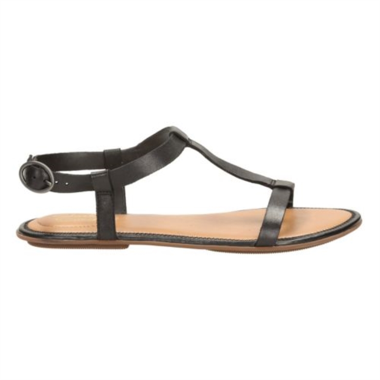 Clarks Risi Hop Schwarzes Leder