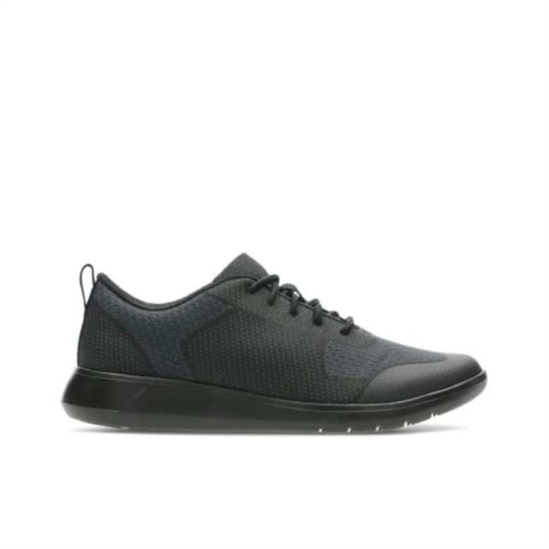 Clarks Scape Civic Inf F Fit Schwarzer Stoff