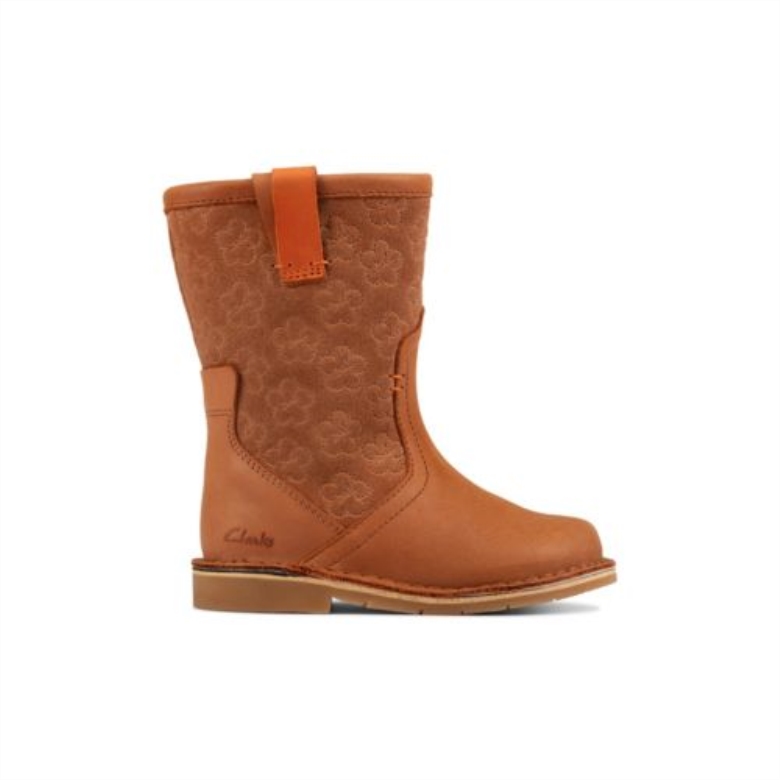 Clarks Hellbraunes Leder Comet Pop Fst G Fit