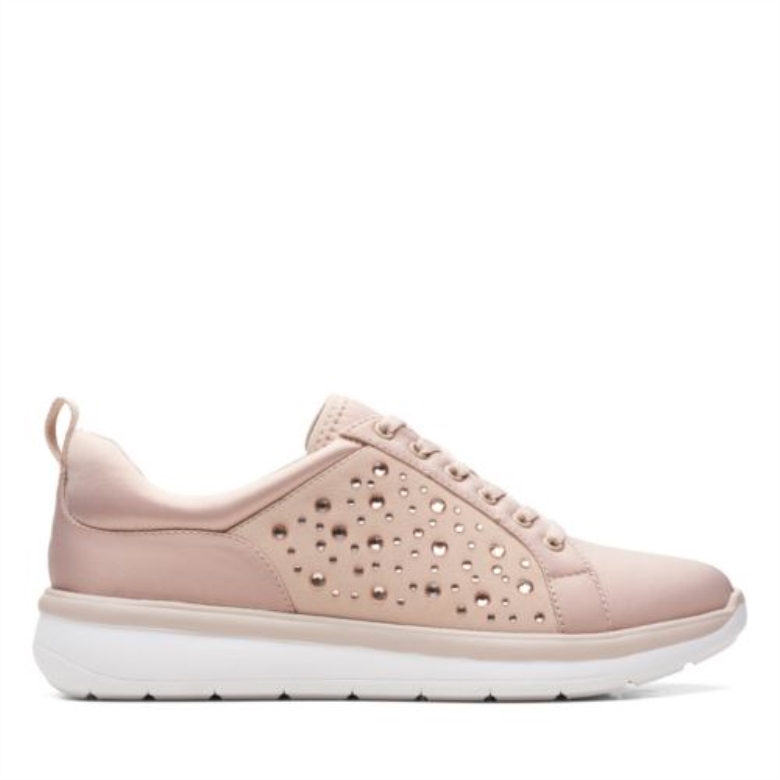 Clarks Taupe Metallic Ezera Ave