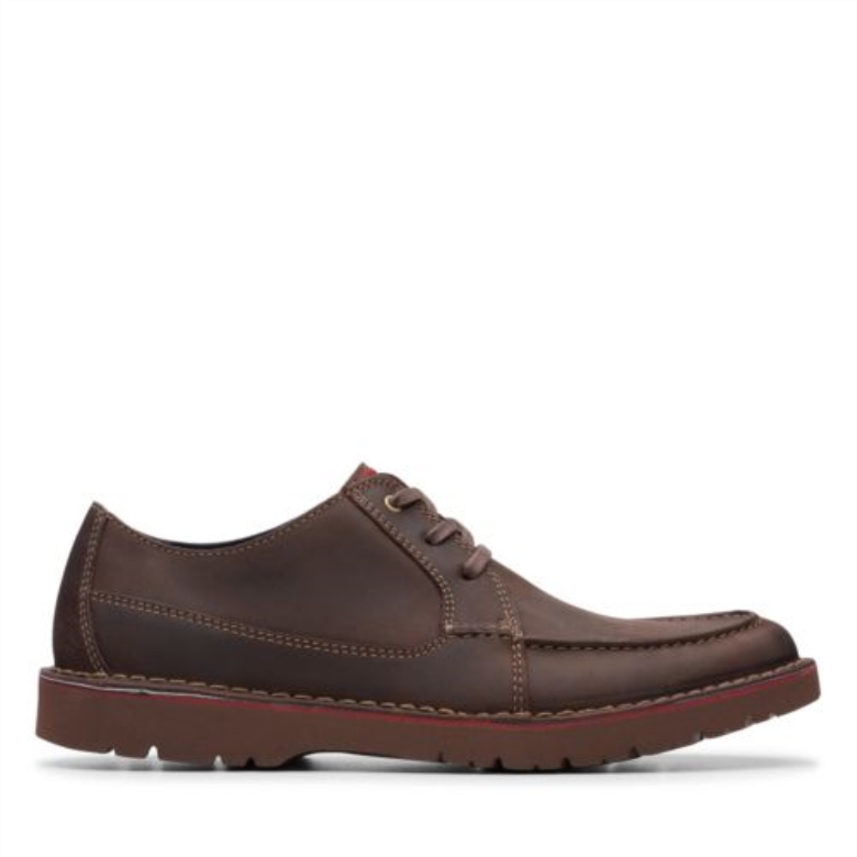 Clarks Vargo Vibe Dunkelbraunes Führer