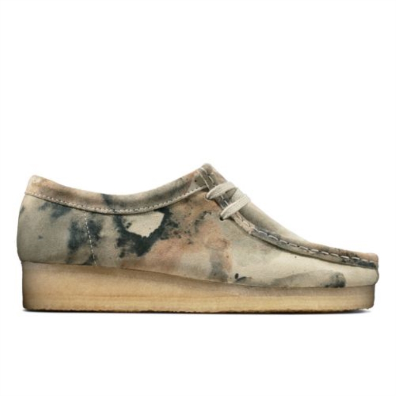 Clarks Wallabee Aus Weißer Tarnung