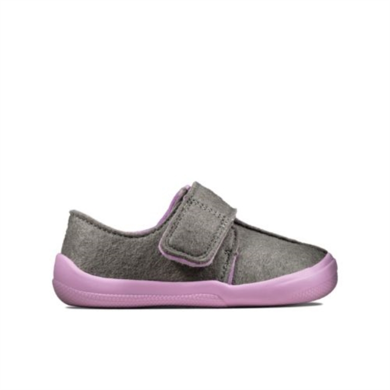 Clarks Yspark Fst G Fit Grauer Filz