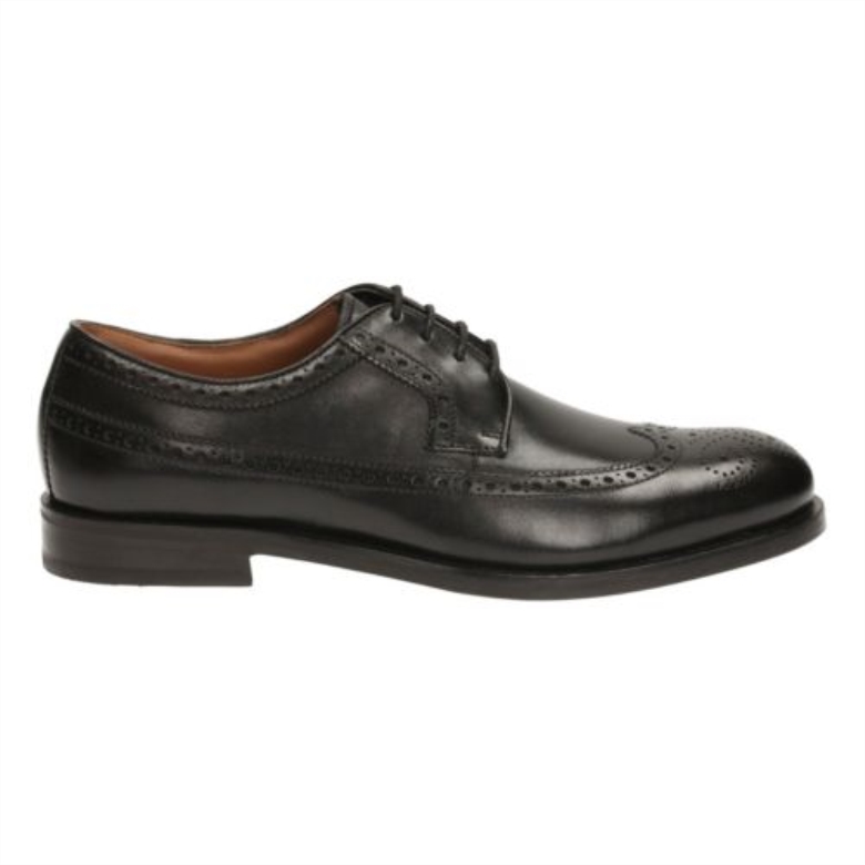 Coling Limit Clarks Schwarzes Leder