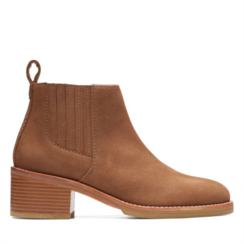 Cologne Top Hellbraun Wildleder Clarks