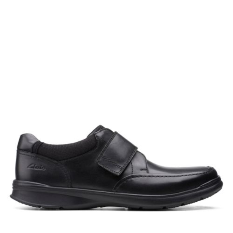 Cotrell Strap Clarks Schwarz Glattes Leder