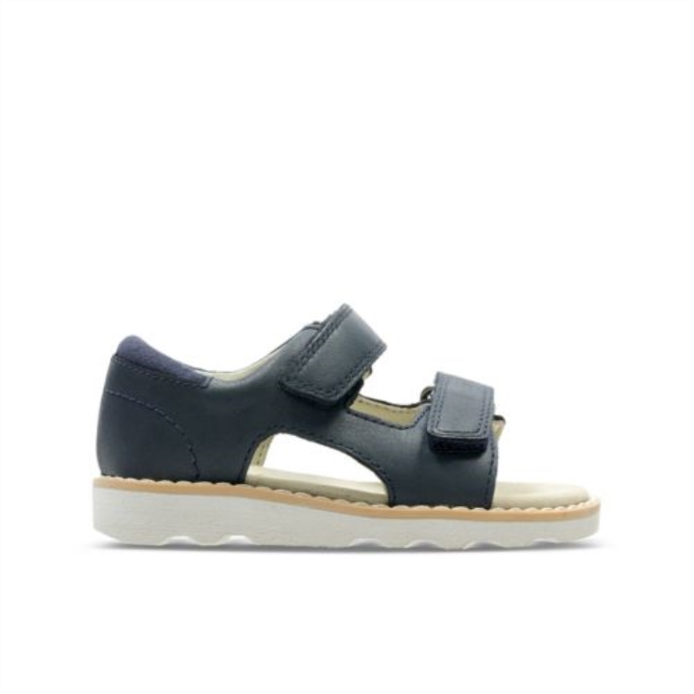 Krone Wurzel Inf G Fit Clarks Marineblaues Leder