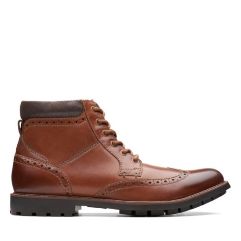 Curington Rise Clarks Hellbraunes Leder
