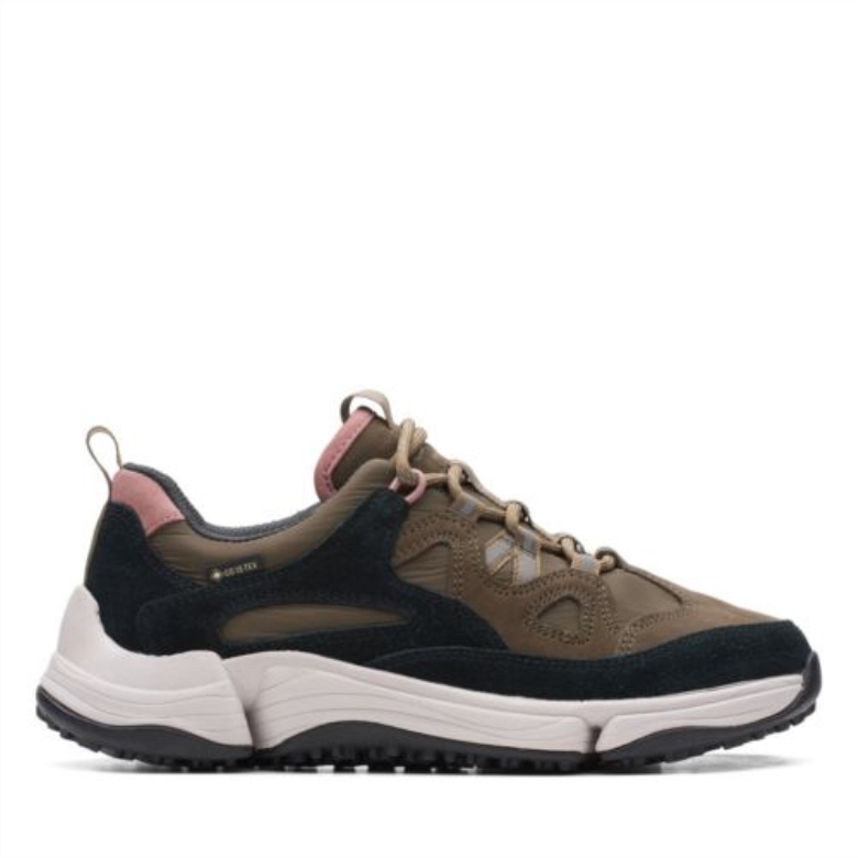 Dunkle Olive Kombi Clarks Tri Path Sprt Gtx