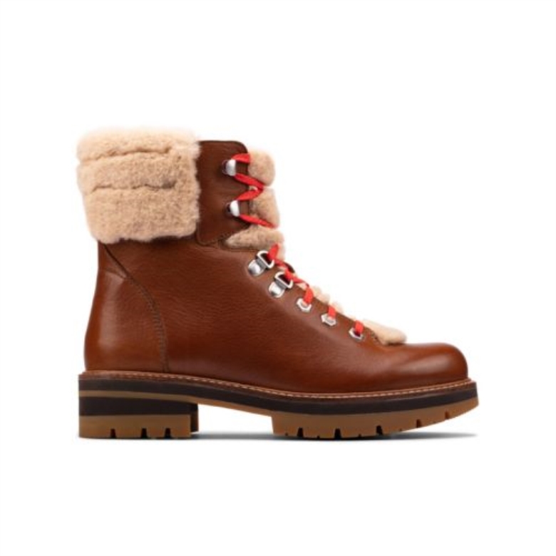 Dunkelbrauner Lea Clarks Orianna Wanderer