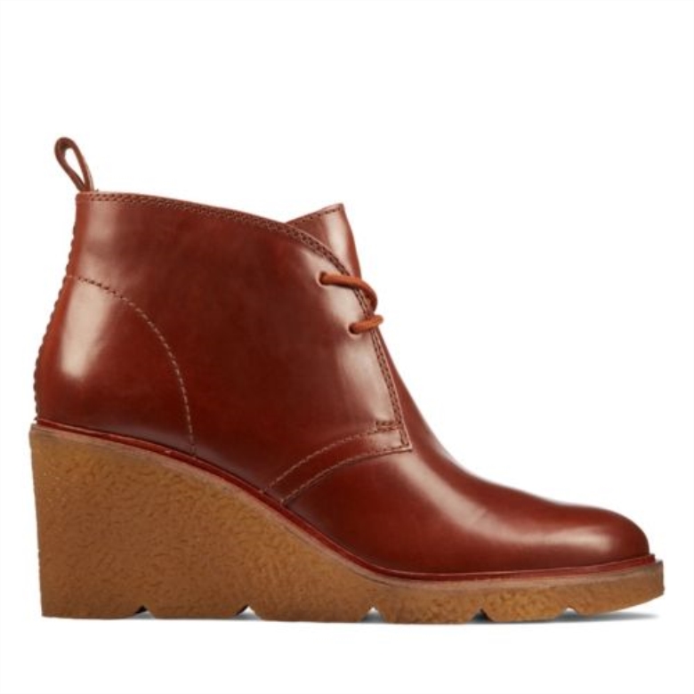 Dunkelbraunes Leder Clarkford D Bt Clarks