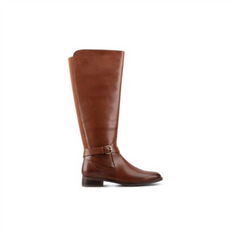 Dunkelbraunes Leder Clarks Hamble High