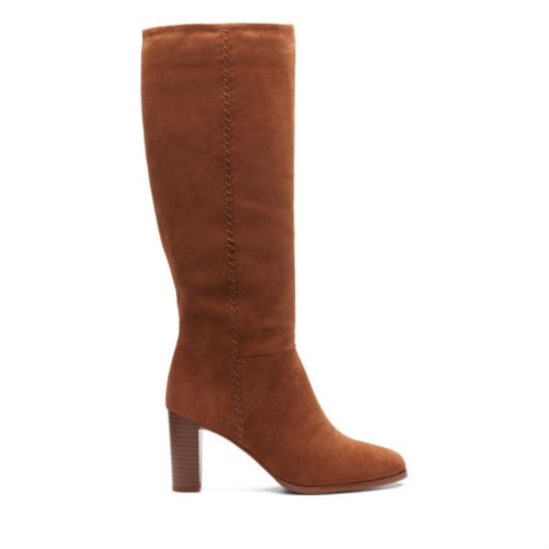 Dunkelbraunes Wildleder Clarks Karamo Hi