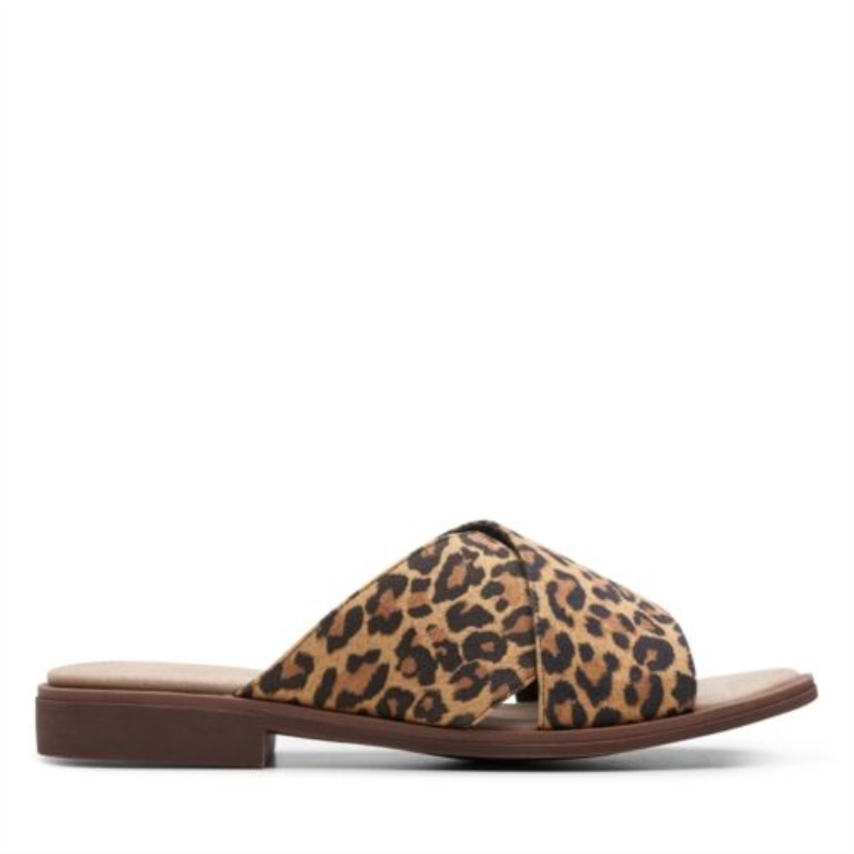 Declan Ivy Clarks Hellbraunes Wildleder Mit Leopardenmuster