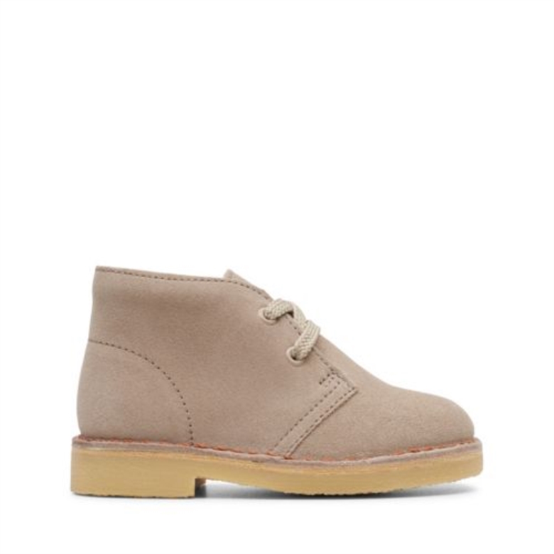 Desert Boot Inf G Fit Sand Wildleder Clarks