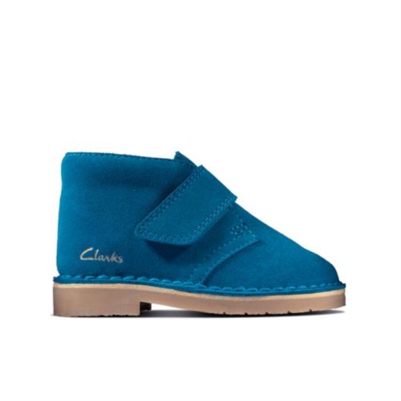 Desert Boot2 Fst G Fit Clarks Blaues Wildleder