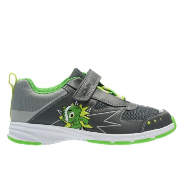 Grey Clarks Reflectpop Jnr F Fit