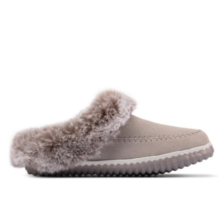 Graues Wildleder Clarks Home2 Weich
