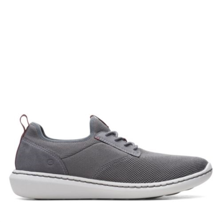 Graue Textil Clarks Step Urban Low