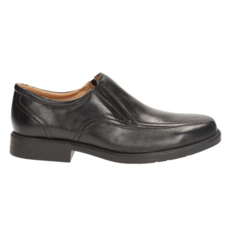 Hagel, Harte Schwarze Leder-clarks