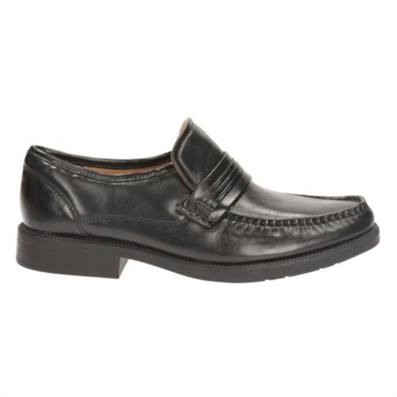 Hagelarbeit Clarks Schwarzes Leder