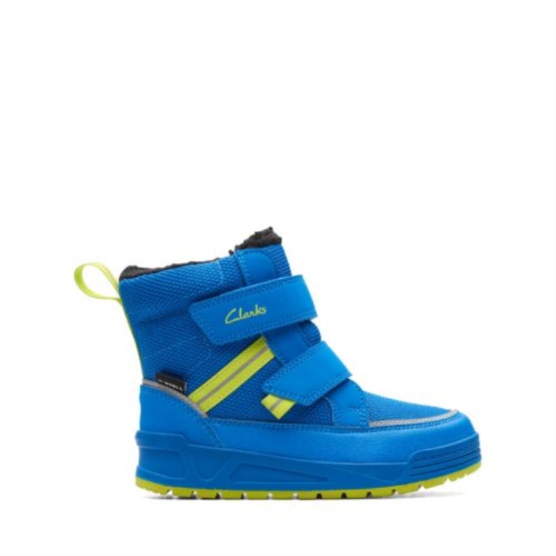 Jumper Jump Inf G Fit Clarks Blau Synthetik