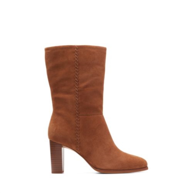Karamo Mid Clarks Dunkelbraunes Wildleder