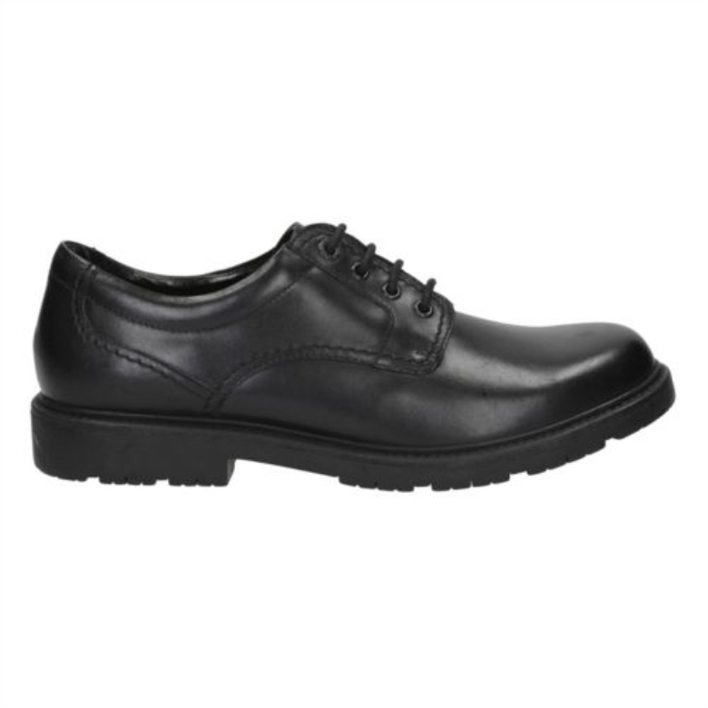 Lane Stride Clarks Aus Schwarzem Leder