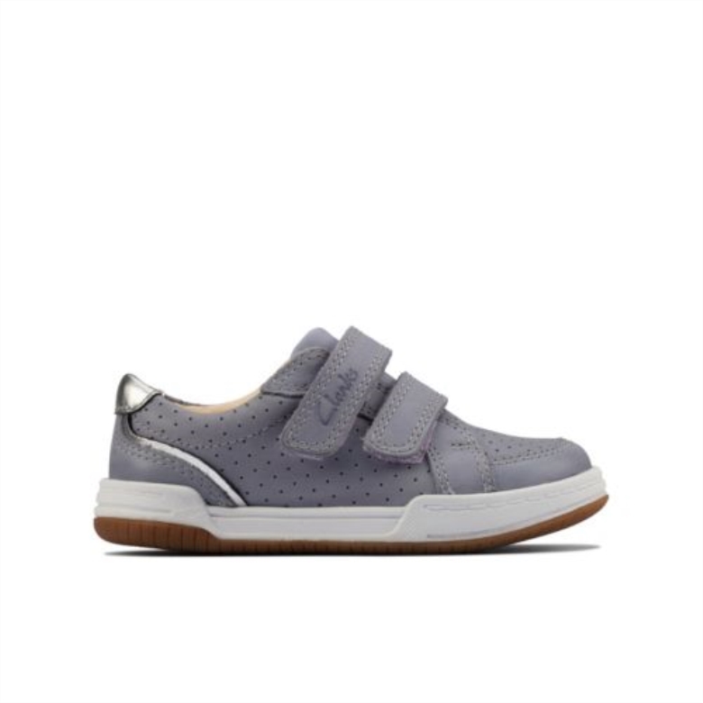 Hellblaues Leder Clarks Fawn Solo Fst F Fit