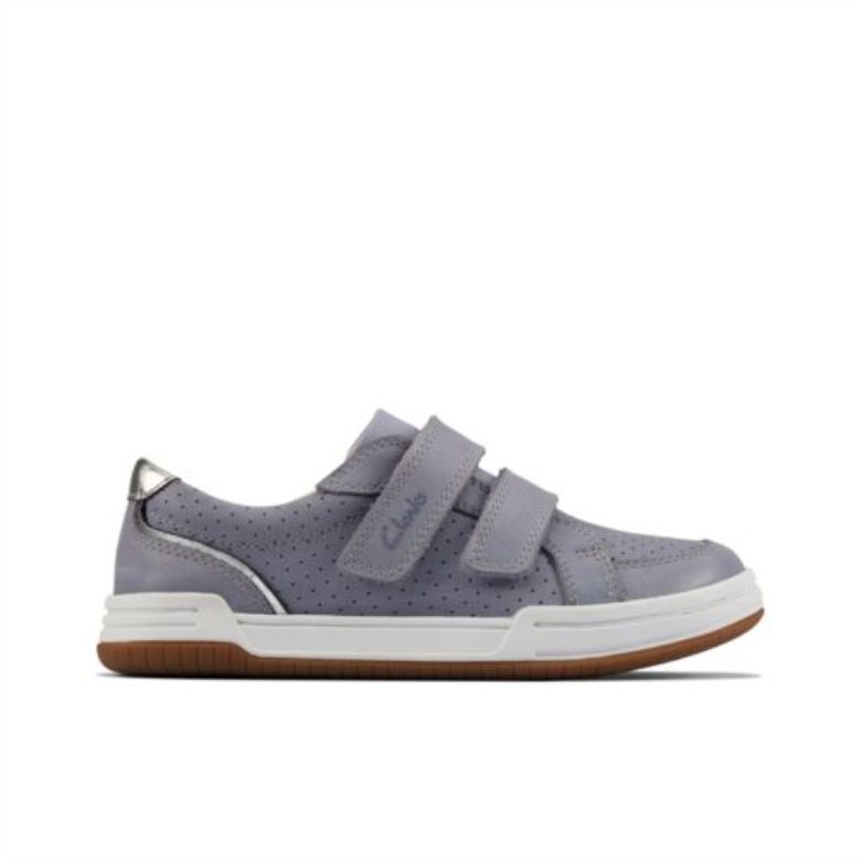 Hellblaues Leder Rehkitz Solo Inf F Fit Clarks
