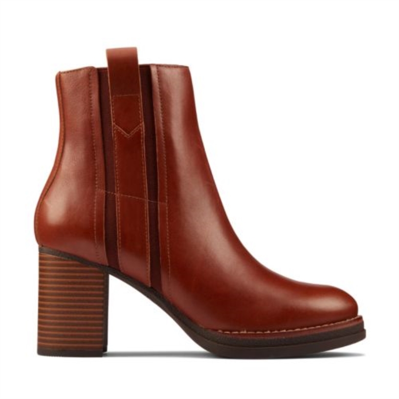 Mable Easy Clarks Dunkelbraunes Leder