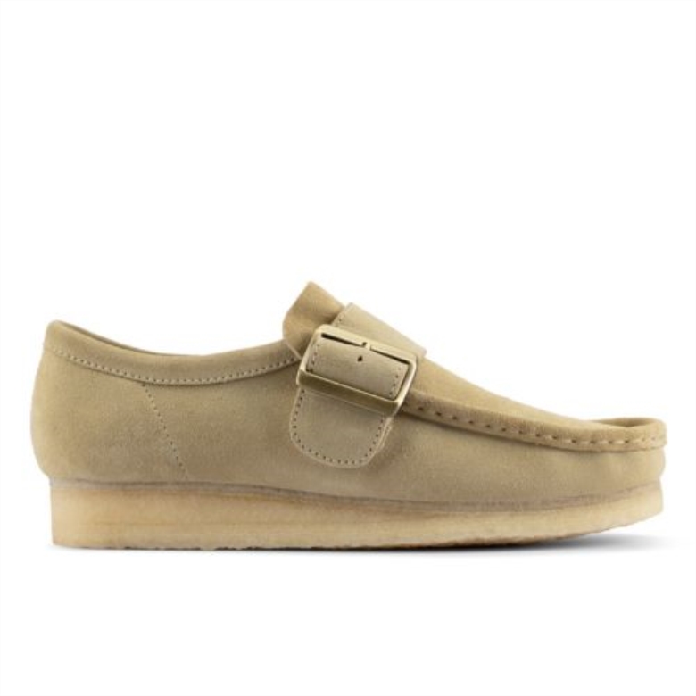 Ahorn Wildleder Clarks Wallabee Mönch