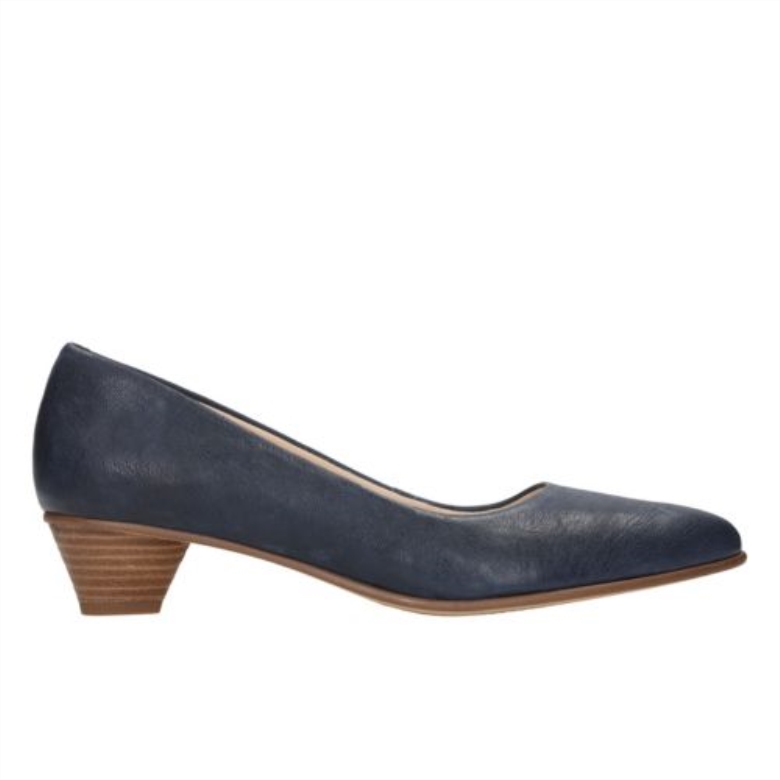 Mena Bloom Clarks Navy Blues Leader