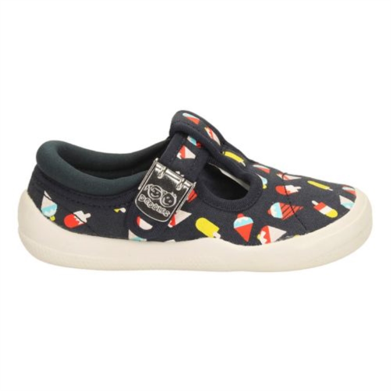 Navy Canvas Clarks Briley Sky Fst E Fit