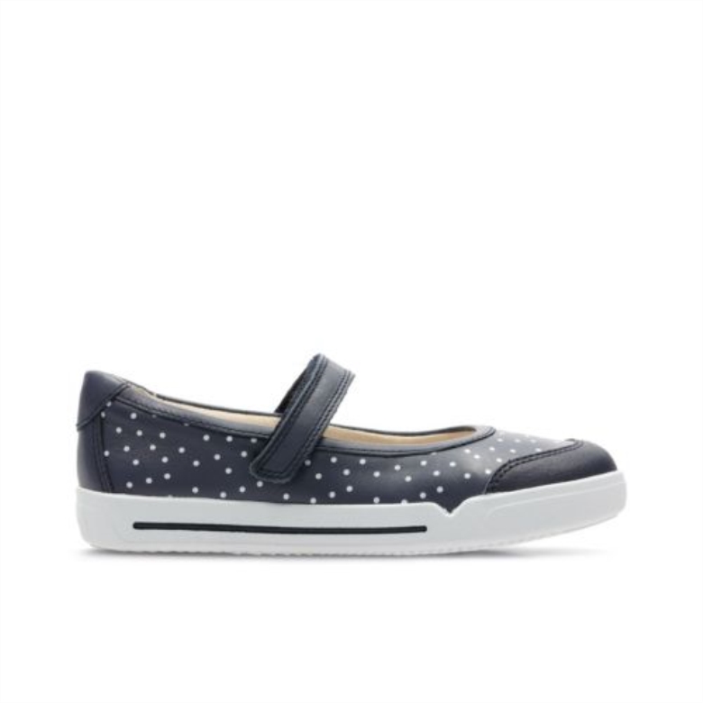 Marine Leder Clarks Emery Halo Inf G Passform