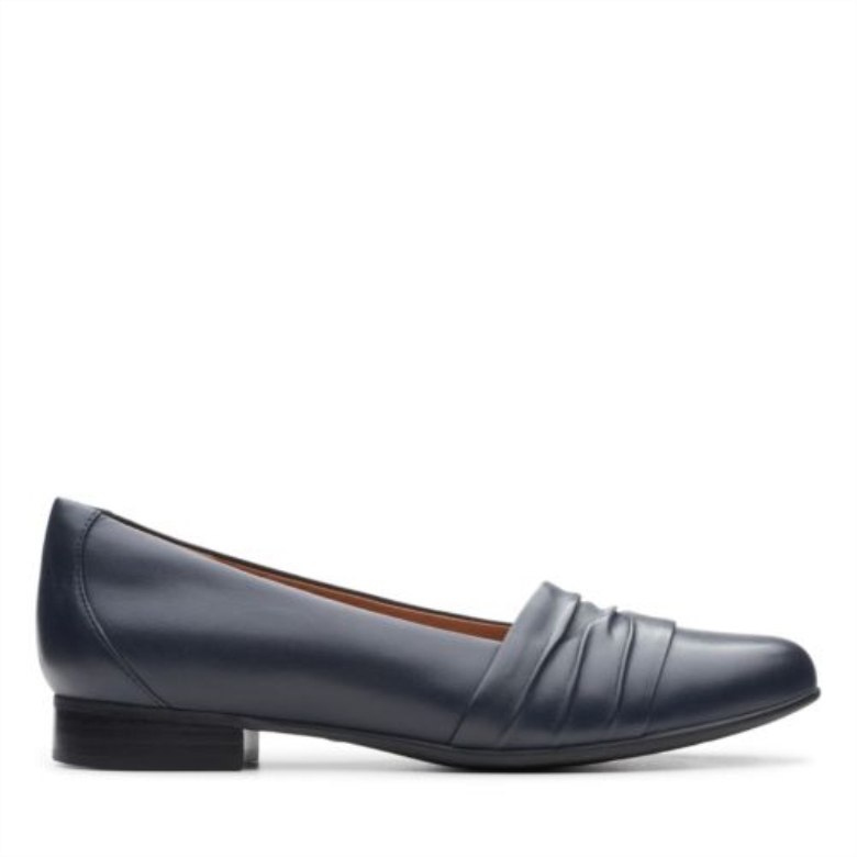 Navy Led Clarks Un Blush Vibe