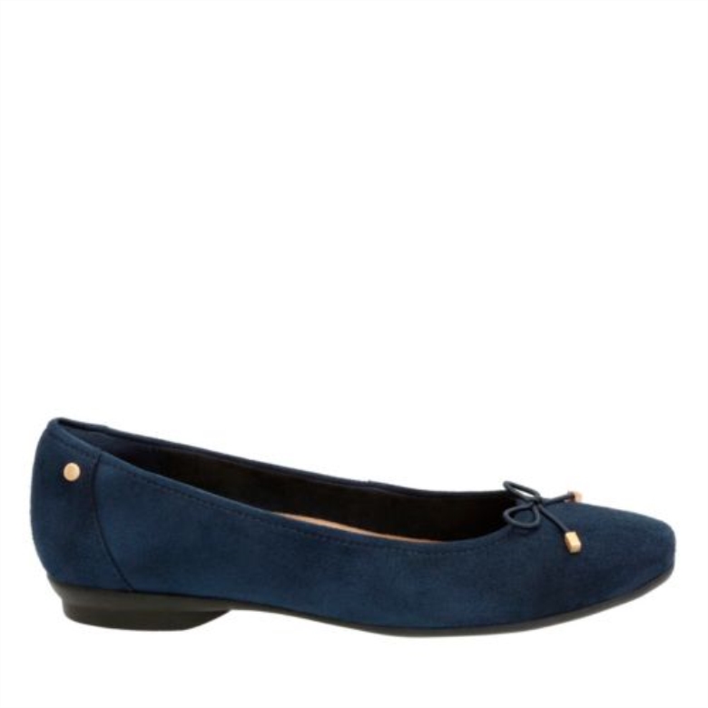 Marineblaues Wildleder Candra Light Clarks