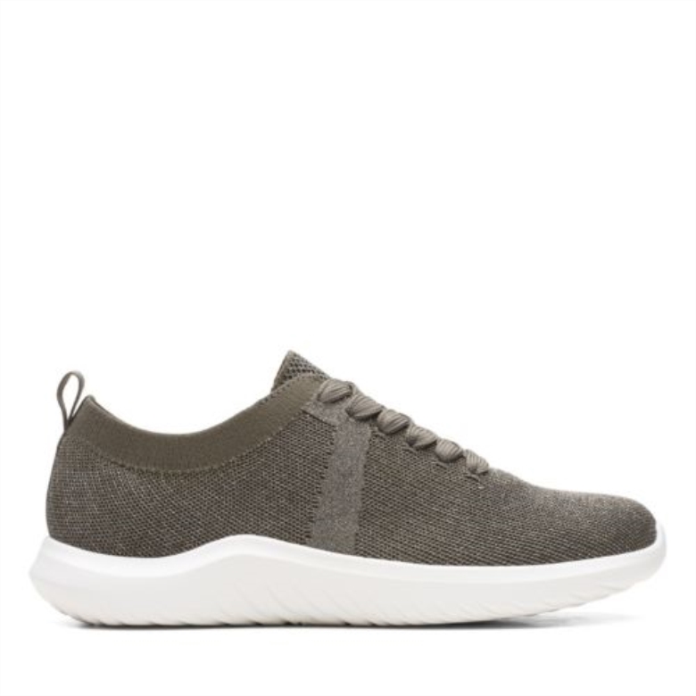Nova Glint Clarks Dark Olive Combi
