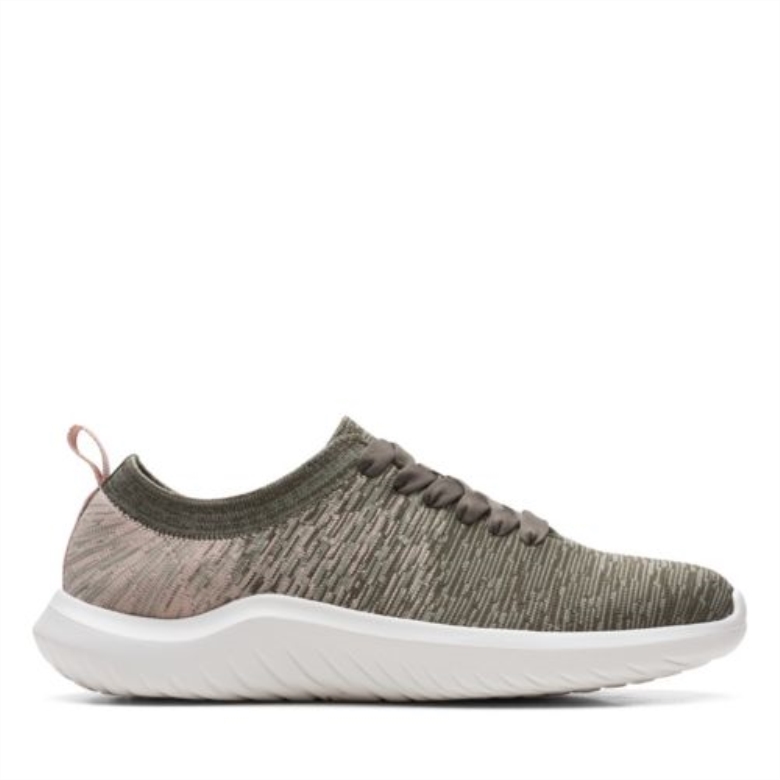 Nova Glint Dunkle Olive Clarks