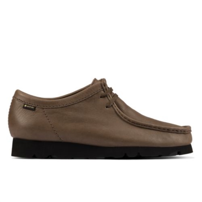 Oliv Leder Clarks Wallabee Gtx