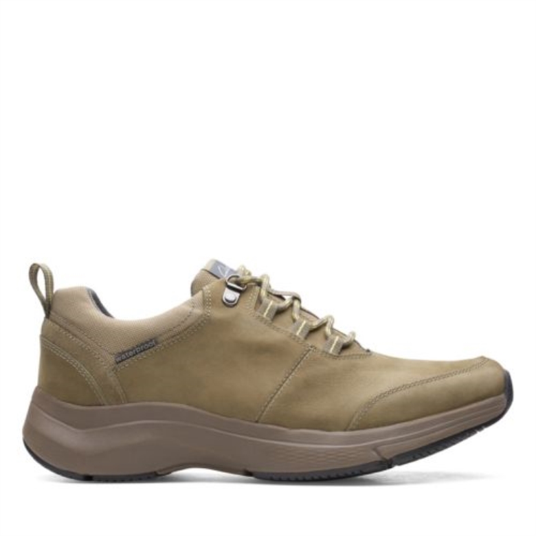 Olive Nubuk Welle 20 Krawatte Clarks