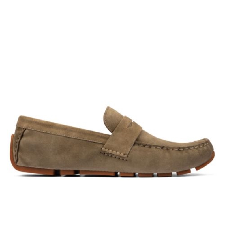 Olive Wildleder Clarks Oswick Stift Ny