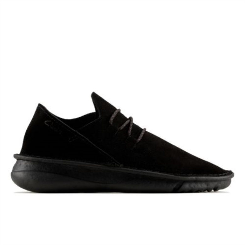 Origin Clarks Schwarzes Wildleder
